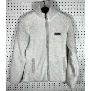 Patagonia Cream Fleece Full-Zip Hoodie